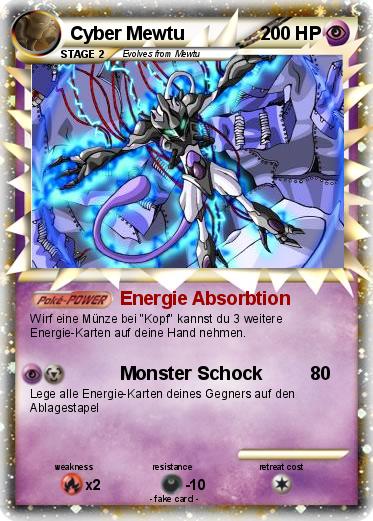 Pokemon Cyber Mewtu