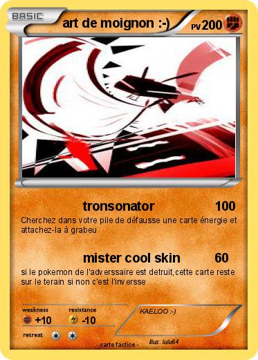 Pokemon art de moignon :-)