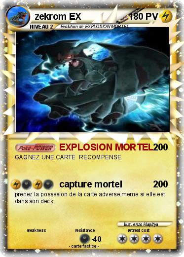 Pokemon zekrom EX