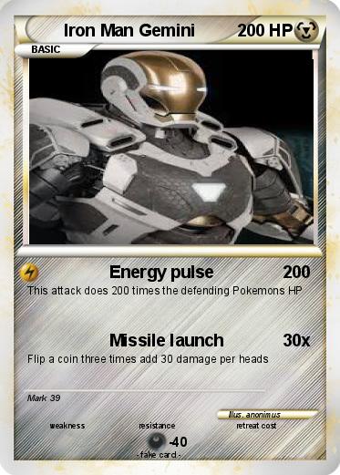 Pokemon Iron Man Gemini