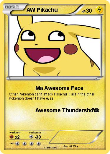 Pokemon AW Pikachu