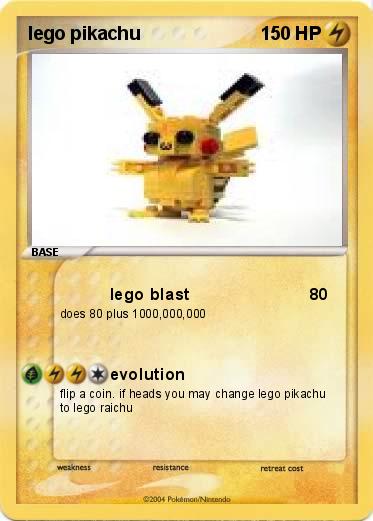 Pokemon lego pikachu