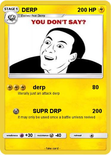 Pokemon DERP