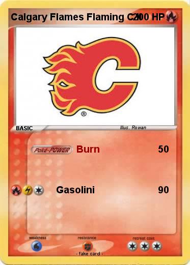 Pokemon Calgary Flames Flaming C II