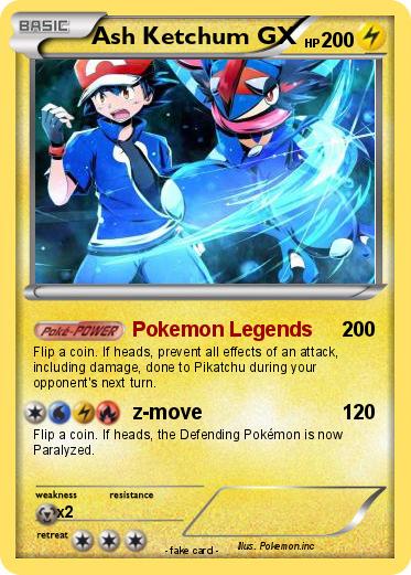 Pokemon Ash Ketchum GX