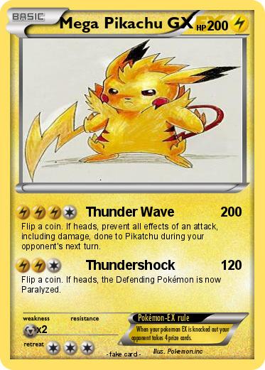 Pokemon Mega Pikachu GX