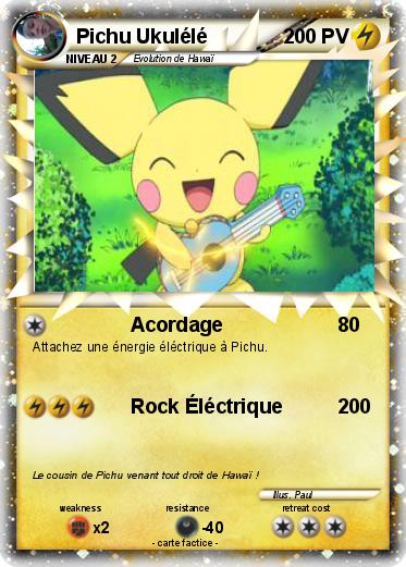 Pokemon Pichu Ukulélé