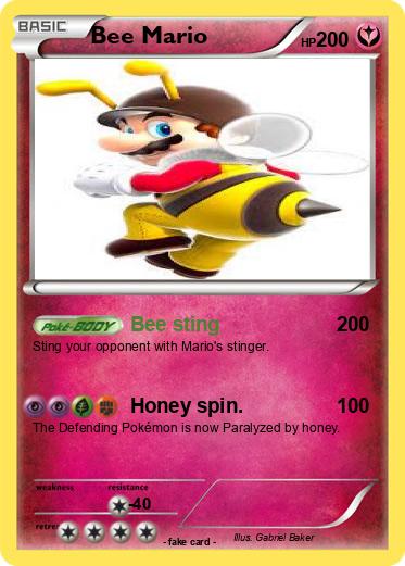 Pokemon Bee Mario