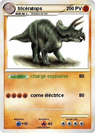 Pokemon tricératops