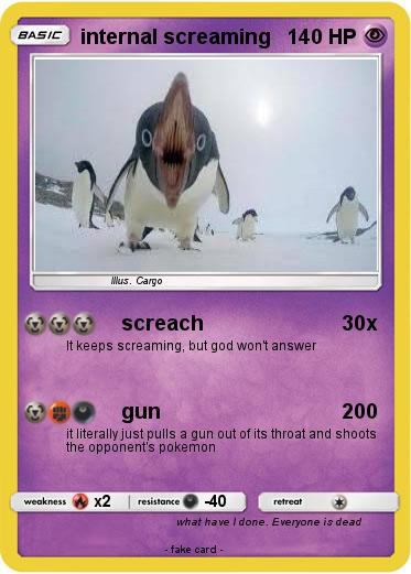 Pokemon internal screaming