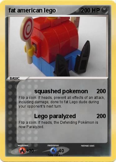 Pokemon fat american lego