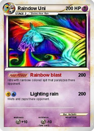 Pokemon Raindow Uni