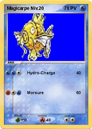 Pokemon Magicarpe Niv.20