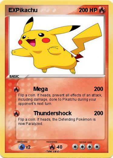 Pokemon EXPikachu