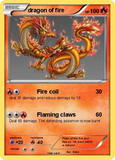 Pokemon dragon of fire