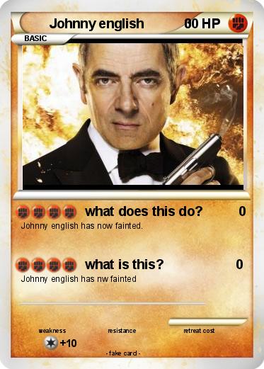 Pokemon Johnny english           0