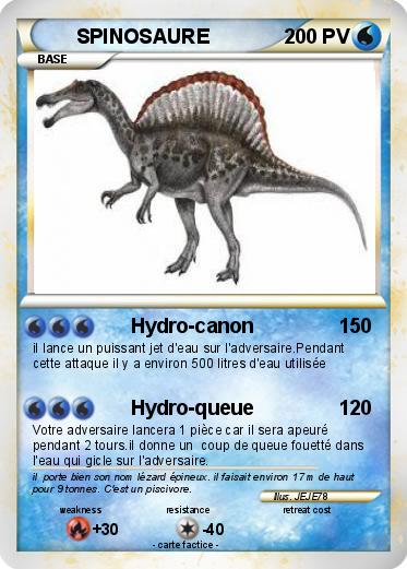 Pokemon SPINOSAURE