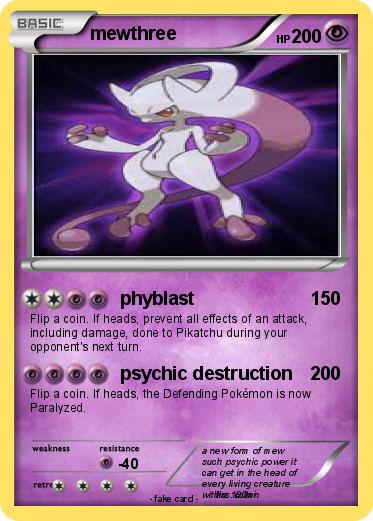 Pokemon mewthree