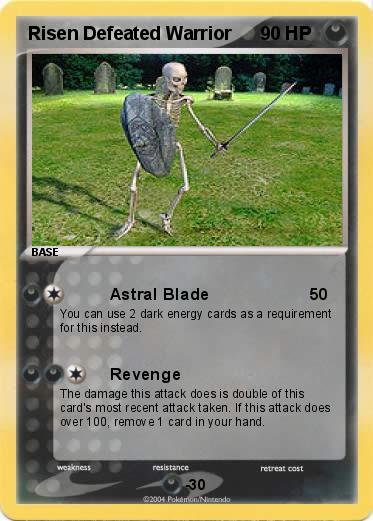 Pokemon Risen Defeated Warrior