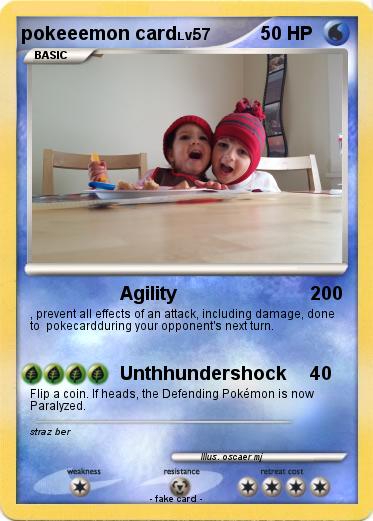 Pokemon pokeeemon card