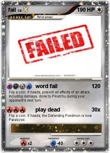 Pokemon fail