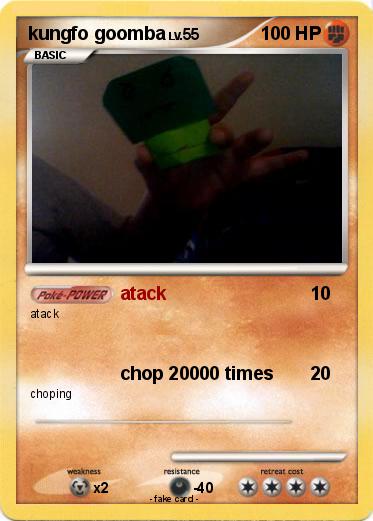 Pokemon kungfo goomba
