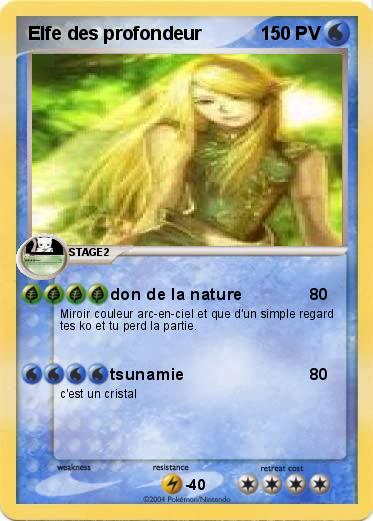 Pokemon Elfe des profondeur