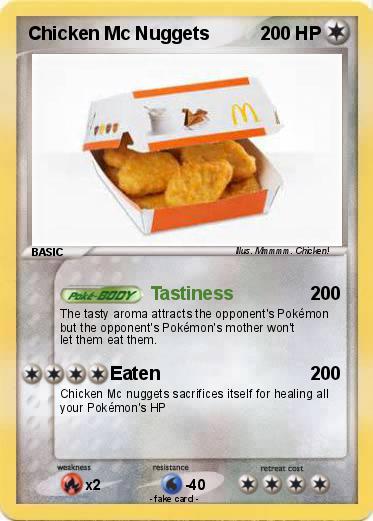 Pokemon Chicken Mc Nuggets