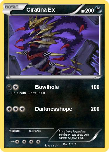 Pokemon Giratina Ex