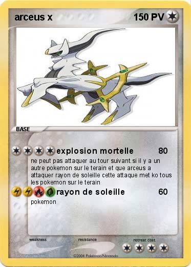 Pokemon arceus x