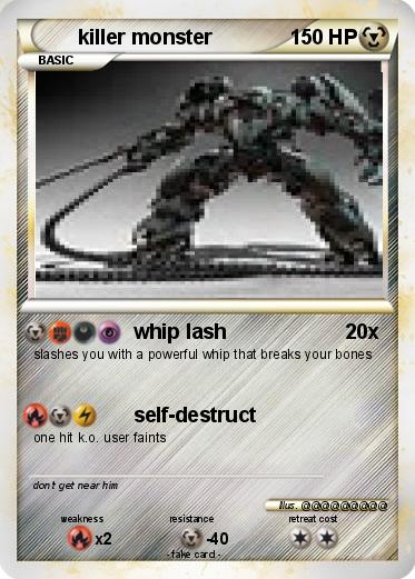 Pokemon killer monster