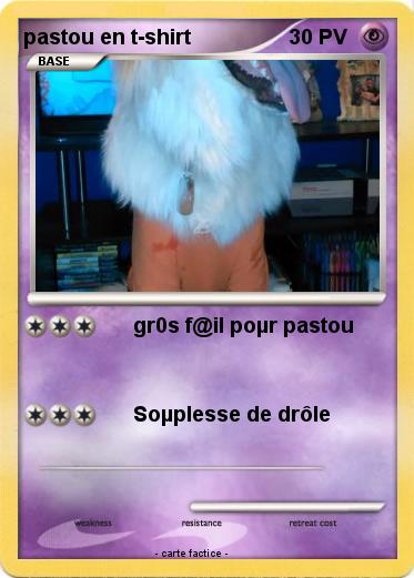Pokemon pastou en t-shirt