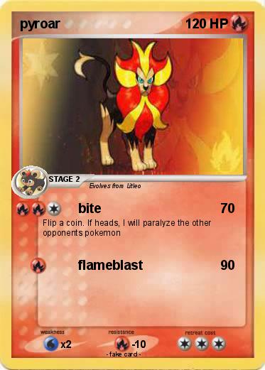 Pokemon pyroar