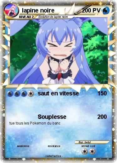 Pokemon lapine noire