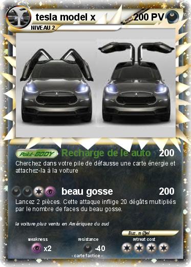 Pokemon tesla model x