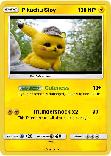 Pokemon Pikachu Sloy