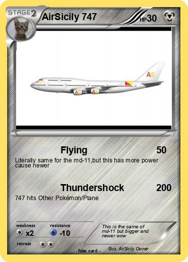 Pokemon AirSicily 747