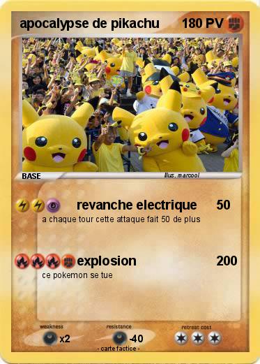Pokemon apocalypse de pikachu