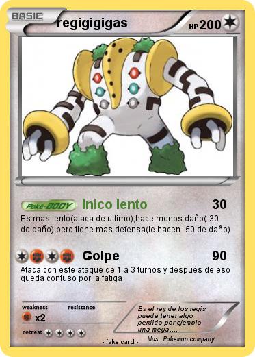 Pokemon regigigigas
