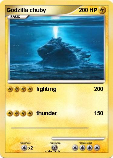 Pokemon Godzilla chuby