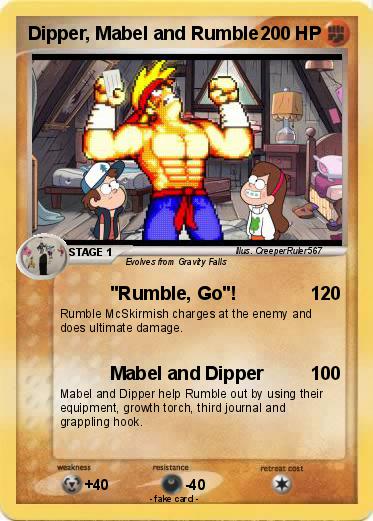 Pokemon Dipper, Mabel and Rumble