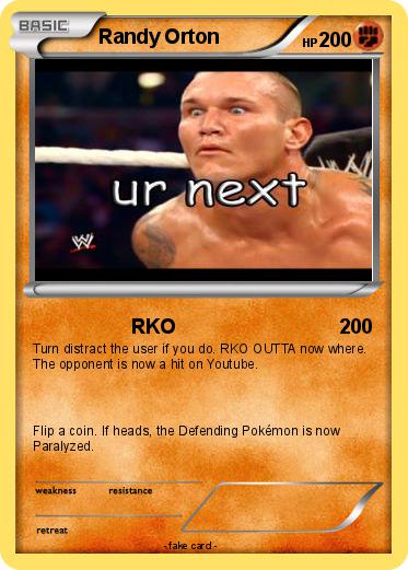 Pokemon Randy Orton