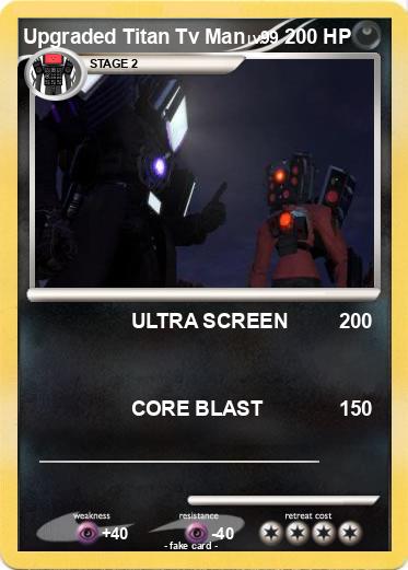 Pokemon Upgraded Titan Tv Man