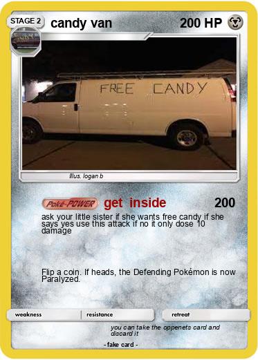 Pokemon candy van
