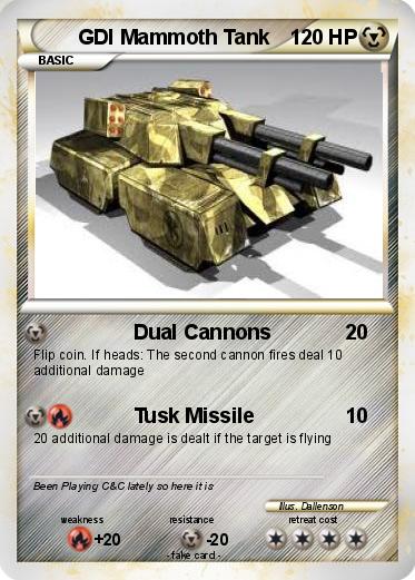 Pokemon GDI Mammoth Tank