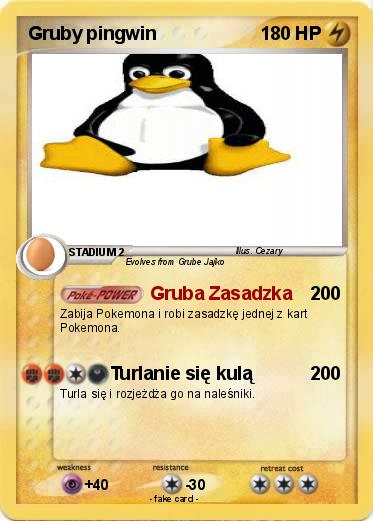 Pokemon Gruby pingwin