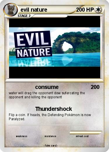 Pokemon evil nature