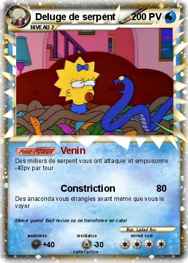 Pokemon Deluge de serpent