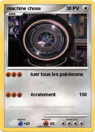 Pokemon machine chose