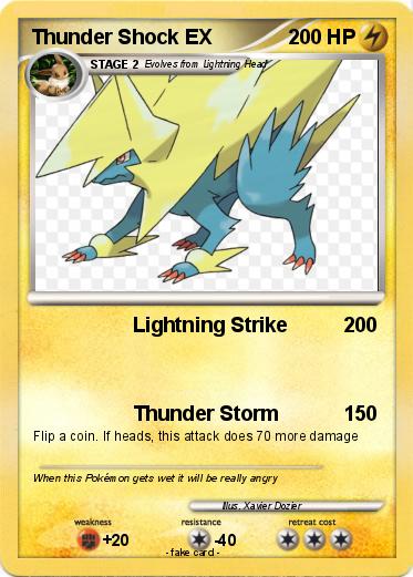 Pokemon Thunder Shock EX